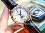 Swiss Vacheron Constantin Moonphase White Dial Rose Gold Watch